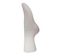 lmoikesz Espositore per calze di medie dimensioni, supporto per espositore per la vendita di scarpe, calzini e accessori. Modello di piede finto, fornito a chi vende scarpe, Bianco, 21 cm