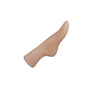 lmoikesz Espositore per calze di medie dimensioni, supporto per espositore per la vendita di scarpe, calzini e accessori. Modello di piede finto, fornito a chi vende scarpe, Beige, 21 centimetri