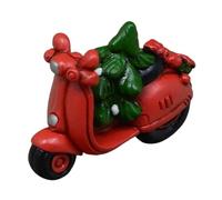lmoikesz Intricato ornamento natalizio a forma di motocicletta per la decorazione natalizia da tavolo, accattivante, esalta lo spirito natalizio, decorazione natalizia,