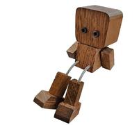 lmoikesz Marionetta in Legno oscillante, Adorabile marionetta nella brezza. da cruscotto. 12 Adesivi. Compatta e Facile da trasportare. Auto, Divertimento, A-Marrone Noce, Stile Senza Espressione