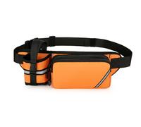 lmoikesz Portaborraccia Oxford per cintura Stay On Go in tessuto Oxford, portaborraccia e zaino in tessuto, porta soluzione idratante per corridori, arancia