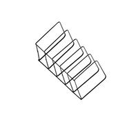 lmoikesz Portariviste verticale in, resistente per riporre tutte le riviste più recenti e articoli per ufficio. Il portariviste a 5 scomparti può essere utilizzato per riporre vari oggetti.