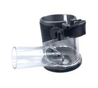 lmoikesz Robusta piastra di base per macchina per rifinitura del legno con copertura trasparente che facilita il monitoraggio della raccolta della polvere durante la rifinitura