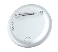 lmoikesz Spilla con distintivo pixel digitale in stile evoluzione con display pixel dinamico, display E Ink 2D, spille anime dinamiche che bilanciano leggerezza e durata, bianco