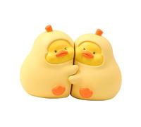 lmoikesz Supporto creativo per libri, fermalibri con statuetta di animali per scrivania da ufficio, trasformando un normale scaffale in un espositore vivace e interessante, abbraccio Papera