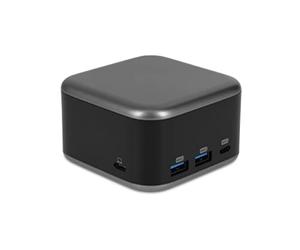 LMP PowerDock - Alimentatore GaN da 100W & Dock USB-C 5 porte con USB, HDMI 2.0 e Gigabit Ethernet - 25186 (Black)