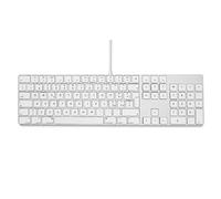 LMP Tastiera USB-C per Mac con Tastierino Numerico, Layout Italiano ISO, 110 Tasti, 2 Porte USB-C, Alluminio Argento, Compatibile macOS, Tasti Incisi al Laser, Plug & Play, Design Elegante