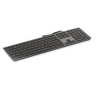 LMP Tastiera USB con Tastierino Numerico per Windows, Layout Italiano ISO, 110 Tasti, Alluminio Grigio Siderale, Plug & Play, Tasti Incisi al Laser, Design Elegante, Compatibile con PC