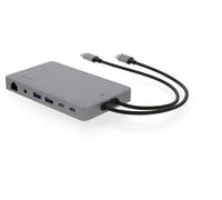 LMP USB-C Display Dock 2 4K 12 Port, 2X HDMI, Mini-DP, DP, W126585052 (Port, 2X HDMI, Mini-DP, DP, DVI, VGA, ETH., 2X USB 3.0, 2X USB-C, alumini)