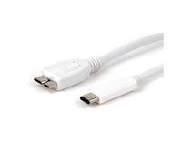 LMP USB-C to USB 3.0 Micro-USB Cable 1m - White -, W126585081 (Cable 1m - White - Thunderbolt 3 Compatible)