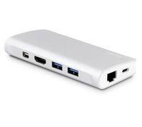 LMP USB-C Travel Dock 4K 9 Port, Silver *New, W126585090 (Silver *New)
