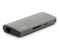 LMP USB-C Travel Dock 4K 9 Port, Space Gray, W126585089 (Space Gray)