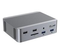 LMP USB4 SuperDock 2 - Docking Station 15 Porte con HDMI, DisplayPort, Ethernet, SD, Audio, USB-C/USB-A, Power Delivery 100W - Compatibile Thunderbolt 3/4, Mac e Windows