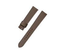 LMPVPDGADZ Accessori for orologi Cintura in pelle for strato superiore da 20 mm adatta for cinturini for orologi Hermes H Hour HH1.510/501 for trama in rilievo(Dark brown,20mm)