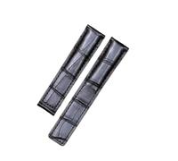 LMPVPDGADZ Accessori for orologi Cinturino in pelle nera marrone scuro blu navy 19mm Adatto for TAG Adatto for HEUER Adatto for braccialetto CARRERA 6(Schwarz)
