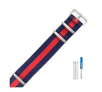 LMPVPDGADZ Adatto for Daniel Adatto for Wellington Adatto for Tissot Adatto for Rolex Water Ghost Adatto for Citizen Adatto for Seiko Cinturino orologio in nylon elastico 18 20 22mm(Blue Red,20mm)