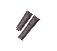 LMPVPDGADZ Bracciale for orologio adatto for Rolex adatto for DAYTONA Accessori for cinturini in pelle cinturino for orologio 20 mm nero marrone(Dark brown)