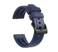 LMPVPDGADZ Cinturini for orologi in silicone a sgancio rapido cinturini for orologi in gomma 18mm 19mm 20mm 21mm 22mm 24mm orologi da uomo subacquei accessori(Blue 2,21mm)