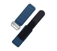 LMPVPDGADZ Cinturini in nylon for chiusura a strappo comodi e traspiranti adatti for Panerai adatti for campanello adatto for cinturino for orologio in tela Ross 22 24mm(Blue-Steel,22mm)