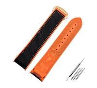 LMPVPDGADZ Cinturino for estremità curva Adatto for Omega Adatto for Seamaster 300 Adatto for Ocean Speedmaster 8900 Adatto for Planet Ocean 20m 22mm Tessuto Nylon Gomma Bracciale da uomo for cinturin
