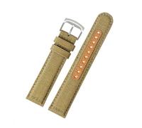 LMPVPDGADZ Cinturino for orologio for fondo in tela di nylon adatto for SEIKO NO.5 SRPC31J1 SSC295J1 20 21 22mm cinturino da uomo nero verde grigio kaki blu(Khaki-S pin,21mm)