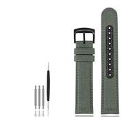 LMPVPDGADZ Cinturino for orologio for fondo in tela di nylon adatto for SEIKO NO.5 SRPC31J1 SSC295J1 20 21 22mm cinturino da uomo nero verde grigio kaki blu(Gray-B pin,22mm)
