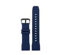 LMPVPDGADZ Cinturino for orologio in gomma siliconica 23mm Nero morbido cinturino for uomo adatto for Casio adatto for PROTREK PRW-70Y-7 PRW-50 PRW-60T PRW-60Y/50Y/70Y/30(Blue-B pin)