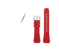 LMPVPDGADZ Cinturino for orologio in gomma siliconica adatto for SEIKO NO.5 Prospex SRPD63K1 SRPD79 SRPE31 20mm 22mm cinturino da uomo nero verde rosso arancione blu(Red-S pin,22mm)