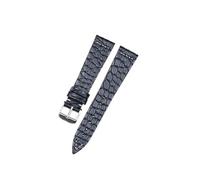 LMPVPDGADZ Cinturino for orologio in pelle di ricambio universale Bracciale in pelle a grana tonda adatto for uomo donna 18mm/19mm/20mm/21mm/22mm(21mm)