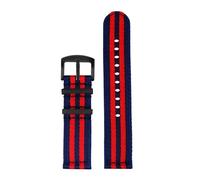 LMPVPDGADZ Cinturino in nylon intrecciato 20mm 22mm fibbia in acciaio inossidabile a sgancio rapido braccialetto di ricambio for cinturino da polso accessori for orologi(BRASS,22mm)