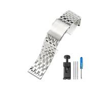 LMPVPDGADZ Misura for Diesel Seven Fridays Dz7321 Dz7263 Dz4323 Dz7315 Grandi cinturini in acciaio inossidabile Lavorazione meticolosa 22 24 26 28 30mm(7-Beads-Steel,28mm)