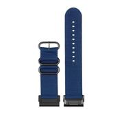 LMPVPDGADZ Misura for Garmin Tactix Delta Tactix7 7 Pro Descent MK1 MK2 MK2i Quickfit 26mm Fenix6/6X/7/7X cinturino in nylon for orologio for cinturino(Blue bk,26mm)