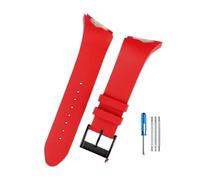 LMPVPDGADZ Misura for Hamilton Adventure Elvis Presley Black Man H24655331 H24615331series Interfaccia obliqua Cinturini in gomma 25mm(Red-Black)