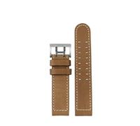 LMPVPDGADZ Misura for Hamilton Khaki Aviation Watch H77616533 H70615733 Cinturino for orologio in pelle Jazz Field Cinturino for uomo 20 22 Stile militare(A khaki white silver,22mm)
