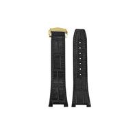 LMPVPDGADZ Misura for Omega Constellation 41mm cinturino for orologio adatto for Manhattan 39mm serie strato fondo in gomma cinturino for osservatorio maschile 25 * 14mm(Black black-gold)