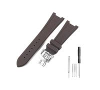 LMPVPDGADZ Misura for Patek Philippe Sport Elegance 5726/5711/5712 Accessori cinturino orologio in silicone serie Nautilus 25x13mm(Brown-ST-Z21)