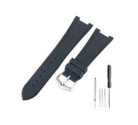LMPVPDGADZ Misura for Patek Philippe Sport Elegance 5726/5711/5712 Accessori cinturino orologio in silicone serie Nautilus 25x13mm(Black-ST-K20)