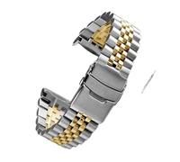 LMPVPDGADZ Misura for Seiko Diving Watch Strap773 Srp774 Srp777 SRPA21E 99K1 22MM Solido cinturino in acciaio inossidabile da uomo Accessori(Silver gold)