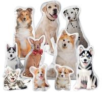 LMQJDZ Cuscino personalizzato per animali domestici/Cuscino a Forma di Stampa Duplex 3D.Regali Personalizzati per Bambini, Amici o Persone care