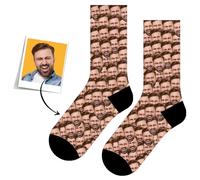 LMQJDZ Personalizzati Calzini,Calzini Personalizzate Con Foto,Calzini Personalizzati per viso per Uomini Donne Animali Domestici.Regali Personalizzati