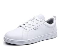 LMQLZHYC Scarpe da lavoro antiscivolo da donna, antiscivolo, per servizio alimentare, scarpe da cuoco, scarpe da infermieristica, Bianco, 8.5