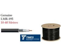 LMR-195 Times Microwave Coassiale 50 Ohm Low Loss Cavo Radio Lmr 10-40metres