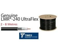 LMR-240-UF Ultraflex Times Microwave Coassiale 50 Ohm Low Loss Cavo Radio 2-8m