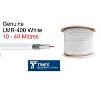 LMR-400 Bianco Times Microwave Coassiale 50 Ohm Low Loss Cavo Lmr 10-40metres
