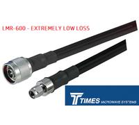 LMR-600 N Maschio SMA Elio Times Microwave Cavo Coassiale Assemblaggio LMR600 4G