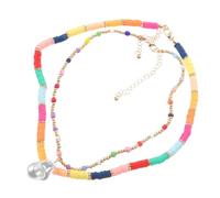 LMRJHAZ 1 Set Collana di Perline per Gioielli a Catena del Collo in Stile Missione Amica per i Matrimoni e l'Abbigliamento Quotidiano