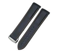 LMRJHAZ 20mm 21 mm mm mm di orologi in silicone in gomma per seamaster da 300 speedmaster marchio marca arancione nero arancione nero
