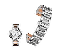 LMRJHAZ Banda di guardia per alette in acciaio inossidabile per Ballon Bleu Serie 20 * 12mm 18 * 11mm 14 * 8mm W6920046 Cinghie Donne Bracciale da uomo