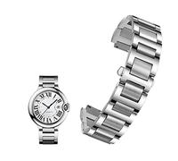 LMRJHAZ Banda di guardia per alette in acciaio inossidabile per Ballon Bleu Serie 20 * 12mm 18 * 11mm 14 * 8mm W6920046 Cinghie Donne Bracciale da uomo