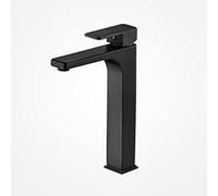 LMRJHAZ Black Lavel Dink Brass Brass 1 foro Miscelatore di acqua calda e fredda Tocca per il design della mod di vanità di lavandino con finitura nera
